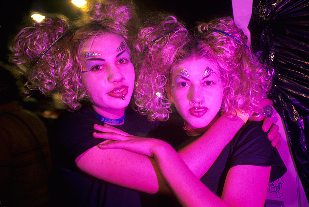 Vintage photos from the underground 90s rave scene in LA.